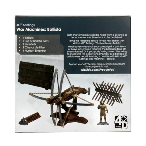 WizKids/NECA 4D Settings: War Machines - Ballista Accessory Set (WZK75003)