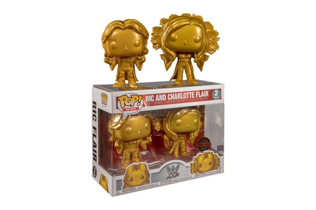 ¡WWE Ric y Charlotte Flair excluyen Funko 42050 Pop! Vinilo