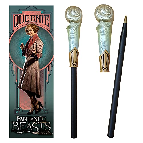 The Noble Collection Fantastic Beasts and Where to Find Them - Queenie Goldstein Wand Pen and Bookmark Set (NN5033)