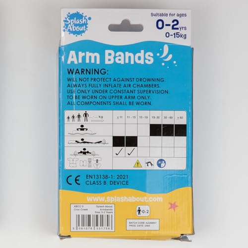 Splash About Armbands - Sturdy PVC Inflatable for 0-6 Years 9
