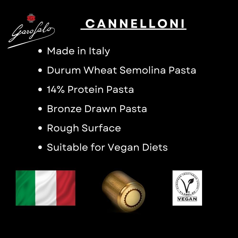 Garofalo Cannelloni Dry Pasta Tubes, 250g 3