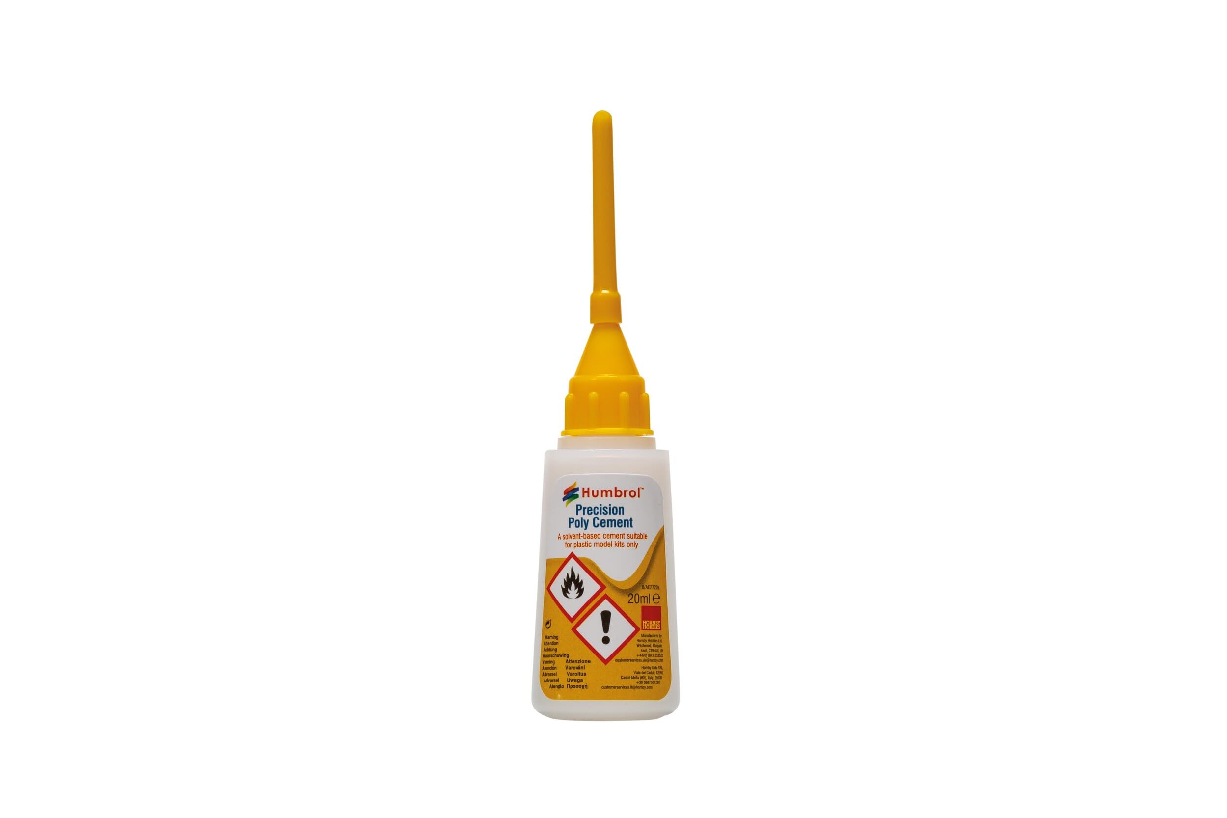 Humbrol AE2720 Poly Cement - Clear Liquid Adhesive for Plastic Models | 20ml | Strong