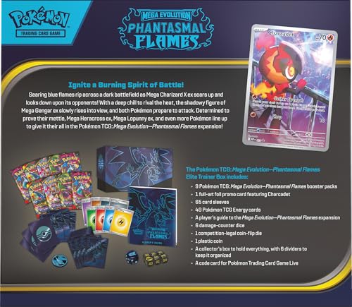 Pokémon TCG: Mega Evolution—Phantasmal Flames Elite Trainer Box 10