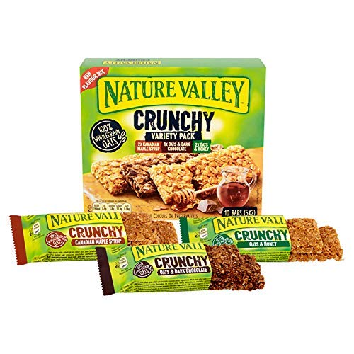 Nature Valley Crunchy Granola Bars Variety Pack - 40 Count | Wholegrain Oats | Vegetarian