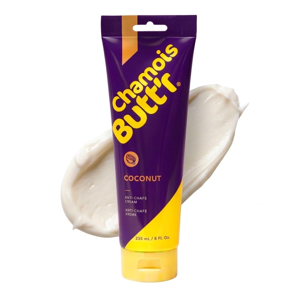 Chamois Butt'r Coconut Anti-Chafe Cream - Certified Organic Coconut Oil & Shea Butter | 235ml/8oz