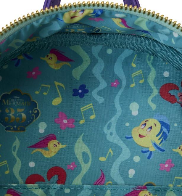 Loungefly Disney The Little Mermaid 35th Anniversary Life is the Bubbles Mini Backpack (LOUWDBK3588)