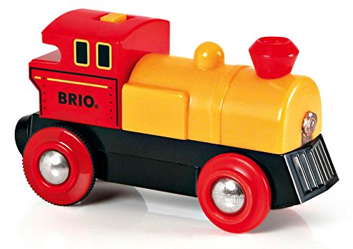 BRIO World Two Way Battery Powered Engine Train - Forward/Reverse Motion for Kids 3+