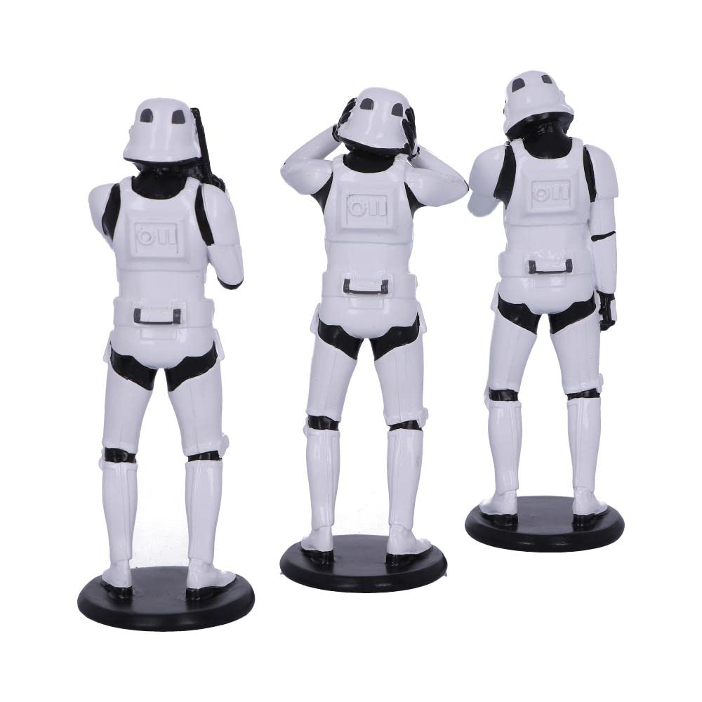 Nemesis Now Stormtrooper Three Wise Sci-Fi Figurines - 14cm Resin Statue 3