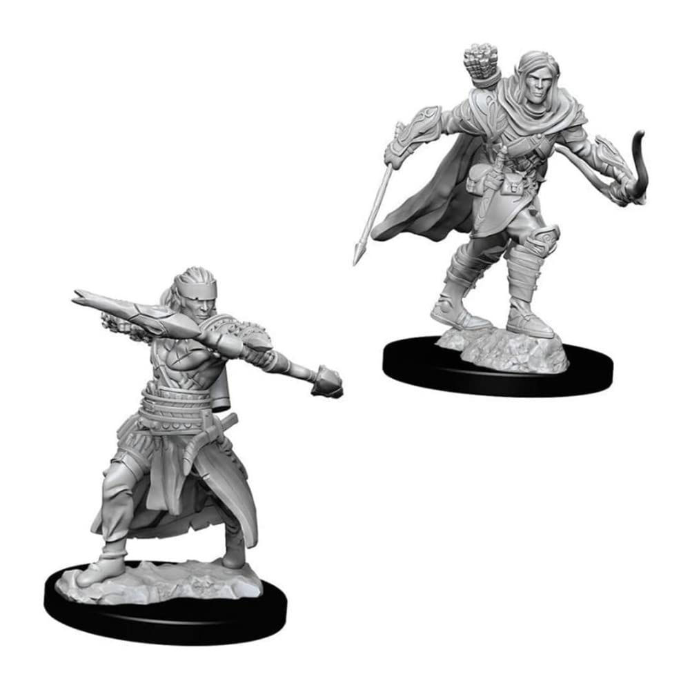 NECA Fantasy RPG Miniatures - 2 Count Character Pack | Primed Plastic | Clear 1