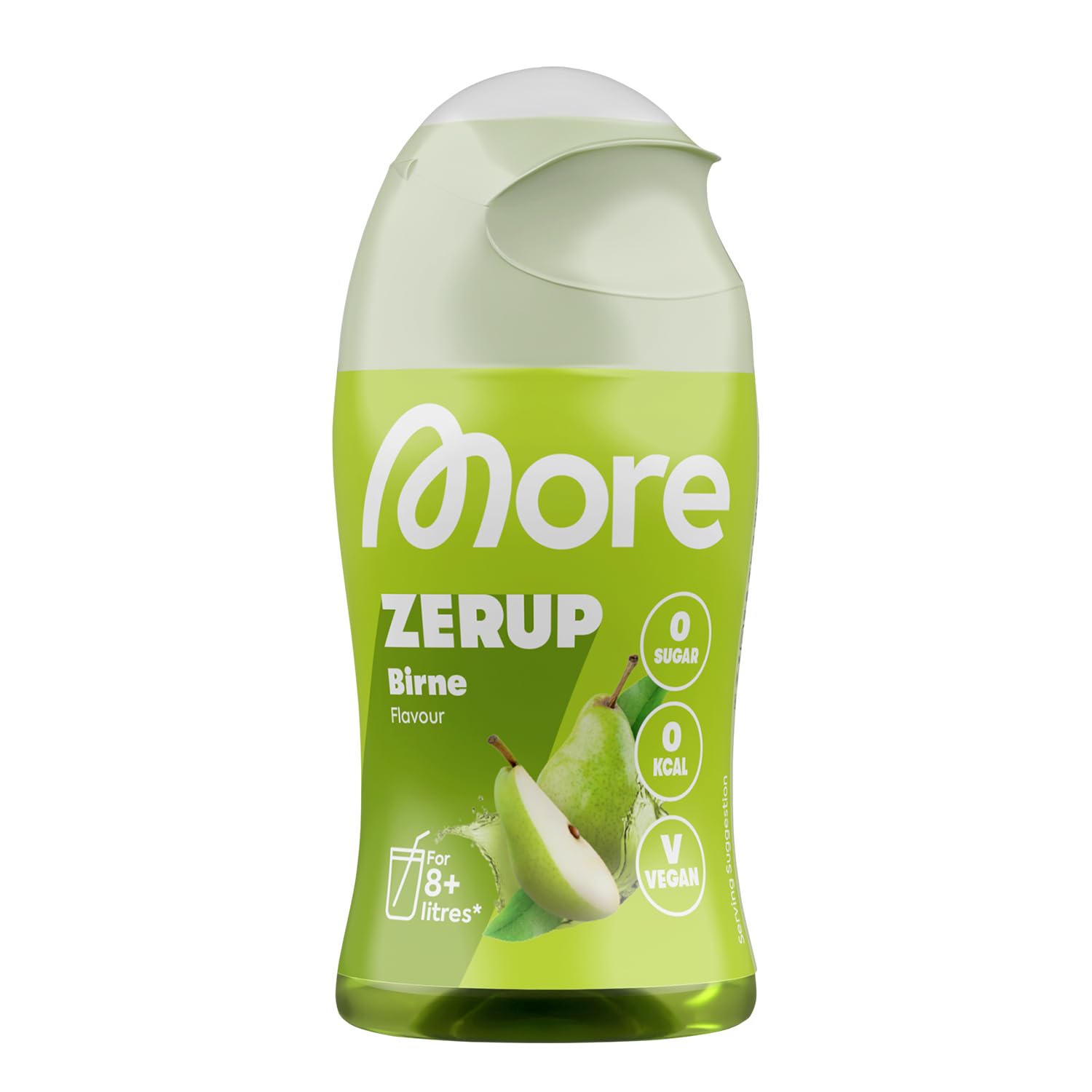 MORE NUTRITION Zerup Pear - Sugar-Free | 65 ml | 8 Liters Ready-to-Drink