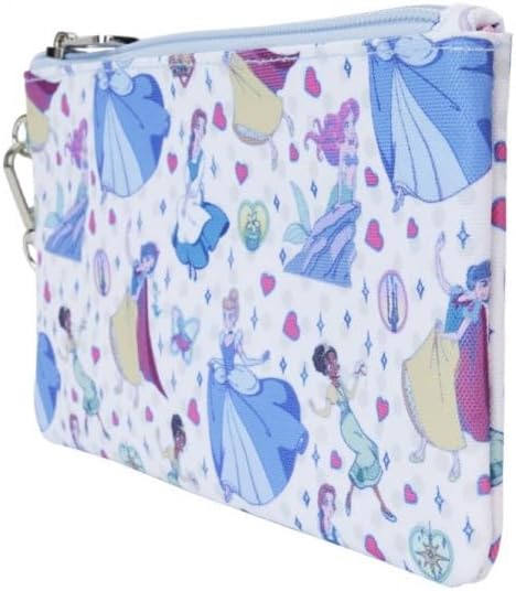 Loungefly Disney Princess Manga Style Nylon Wristlet Wallet (Disney Princess Collection)