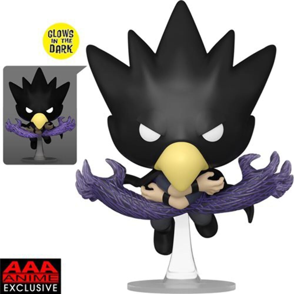 Funko Pop! Animation My Hero Academia - Fumikage Tokoyami (Black Fallen Angel) Vinyl Figure (AAA Anime Exclusive)