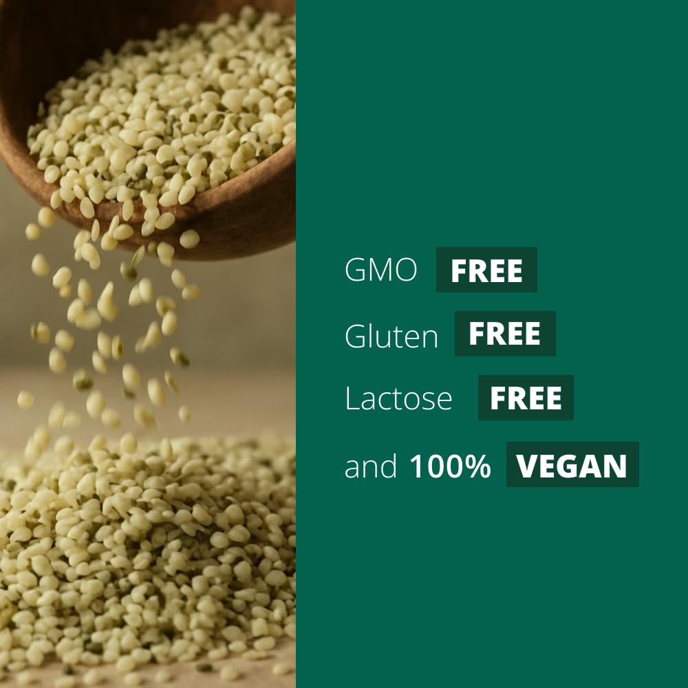 Intenson Hulled Hemp Seeds - High Protein & Omega Fatty Acids | 500g 4