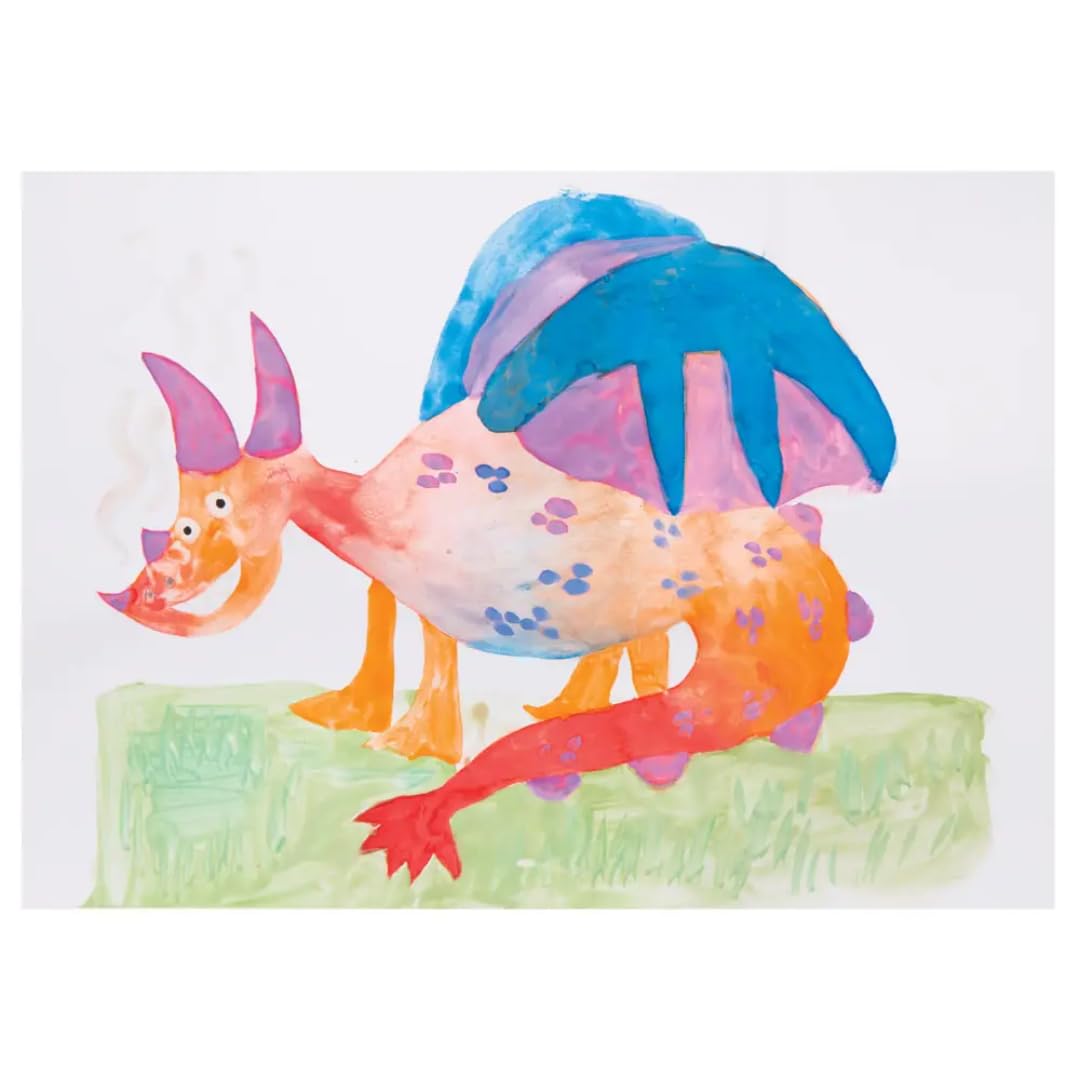 Baker Ross Watercolour Paint Blocks Set - Pack of 5 Kids Painting Kits with Brush | Non-Toxic 2