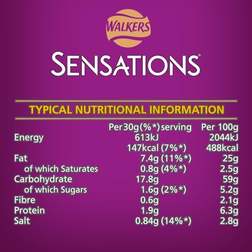 Walkers Sensations Mango & Chilli Chutney Sharing Poppadoms 82.5g 6