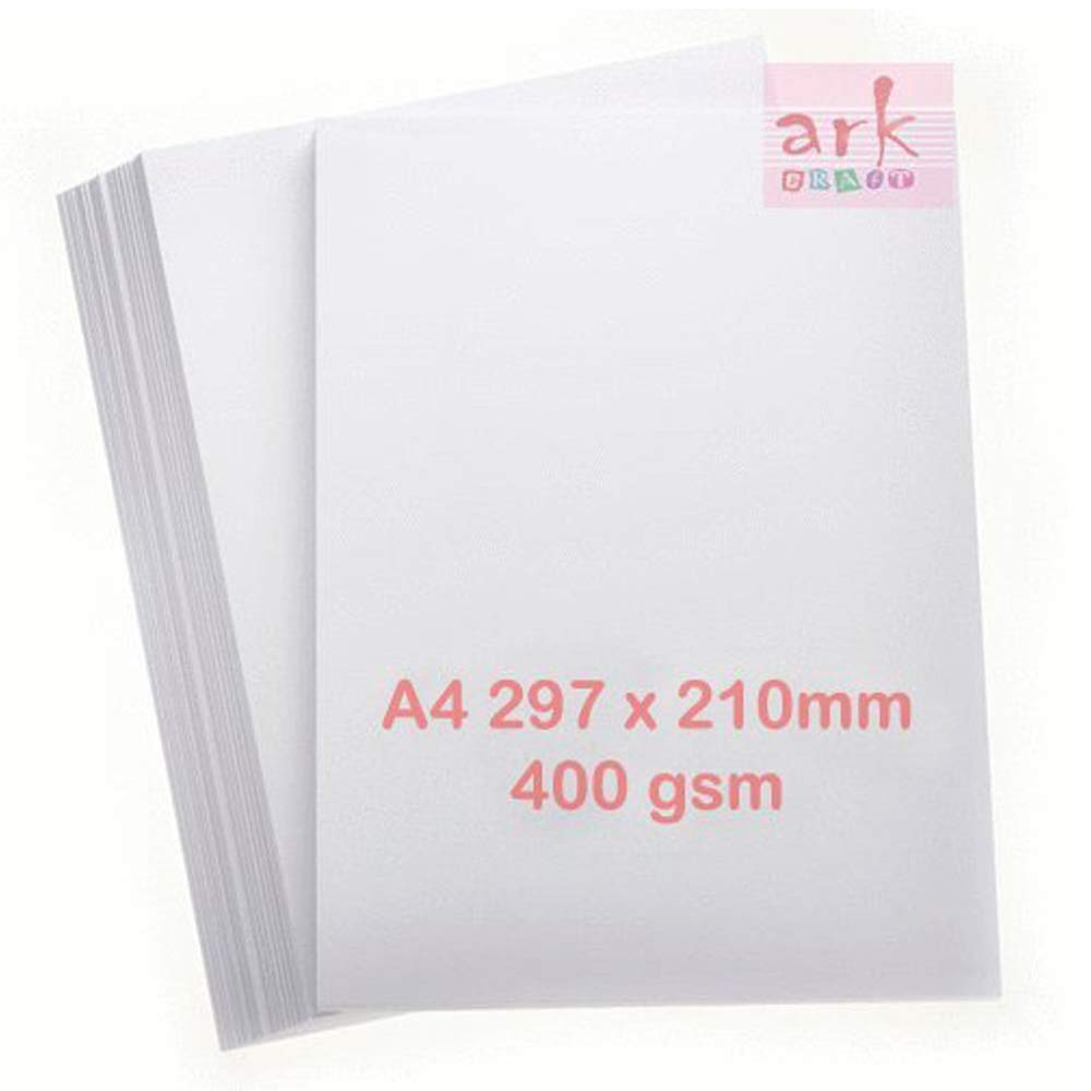 ARK Premium Super Thick Printing Card - A4, 400gsm, Smooth White, 50 Sheets