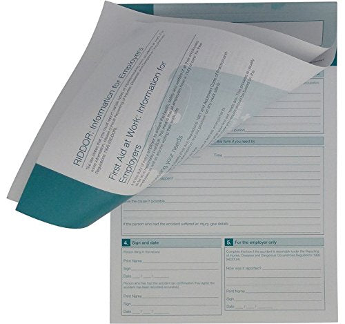 Safety First Aid Group Workplace Accident Book | A5 Size | Records 26 Incidents | GDPR Compliant