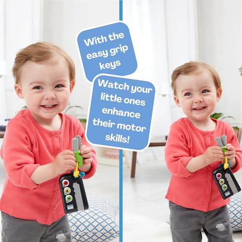 Infini Fun My First Keys Imitation Game - Electronic Toy Car Keys for Kids 18M+ 8