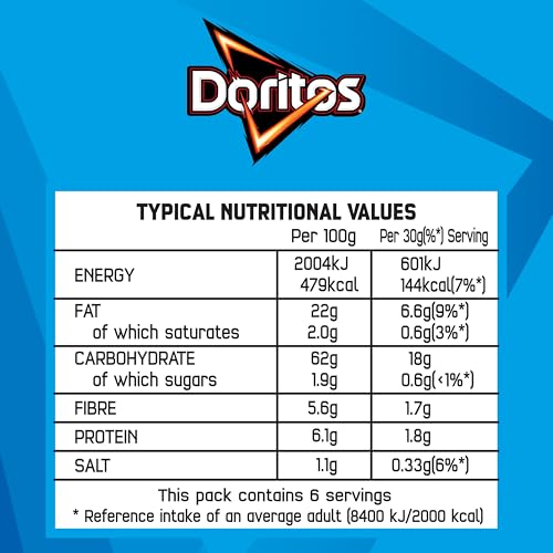 Doritos Cool Original Flavour Tortilla Chips, 180g 4