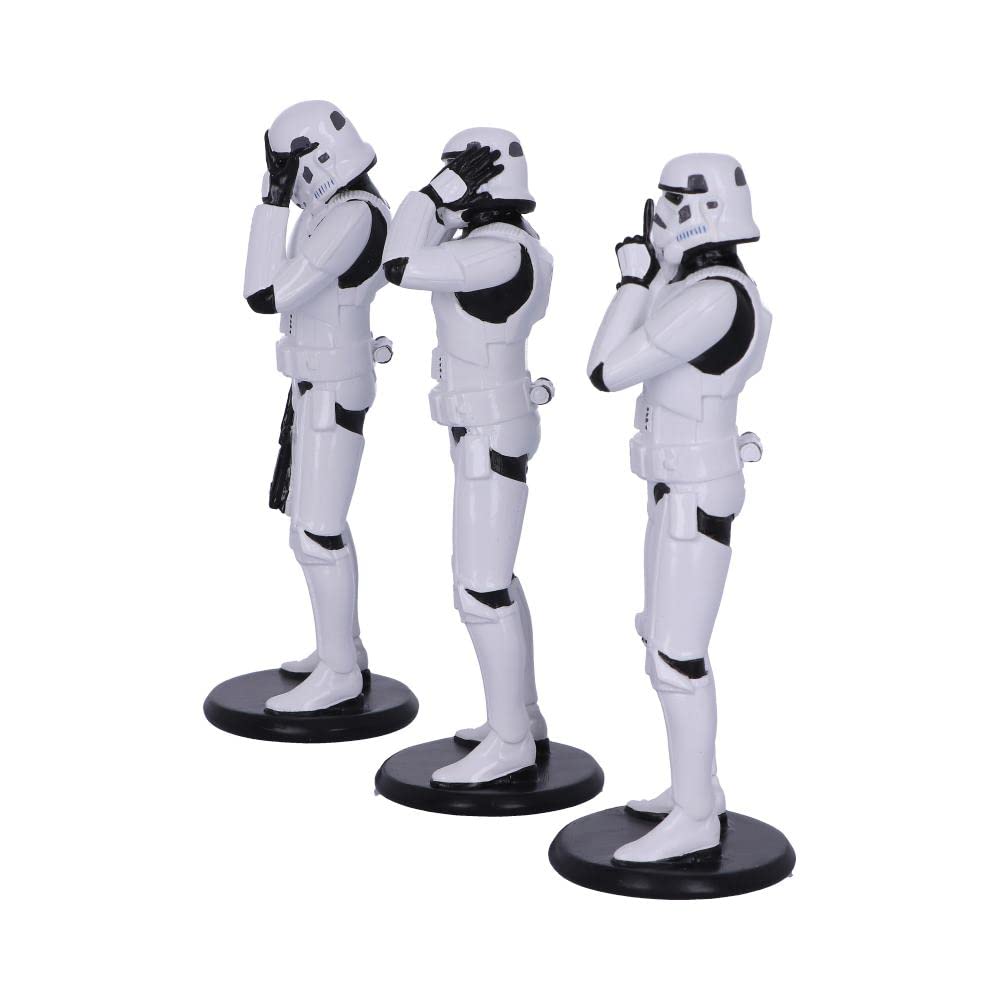 Nemesis Now Stormtrooper Three Wise Sci-Fi Figurines - 14cm Resin Statue