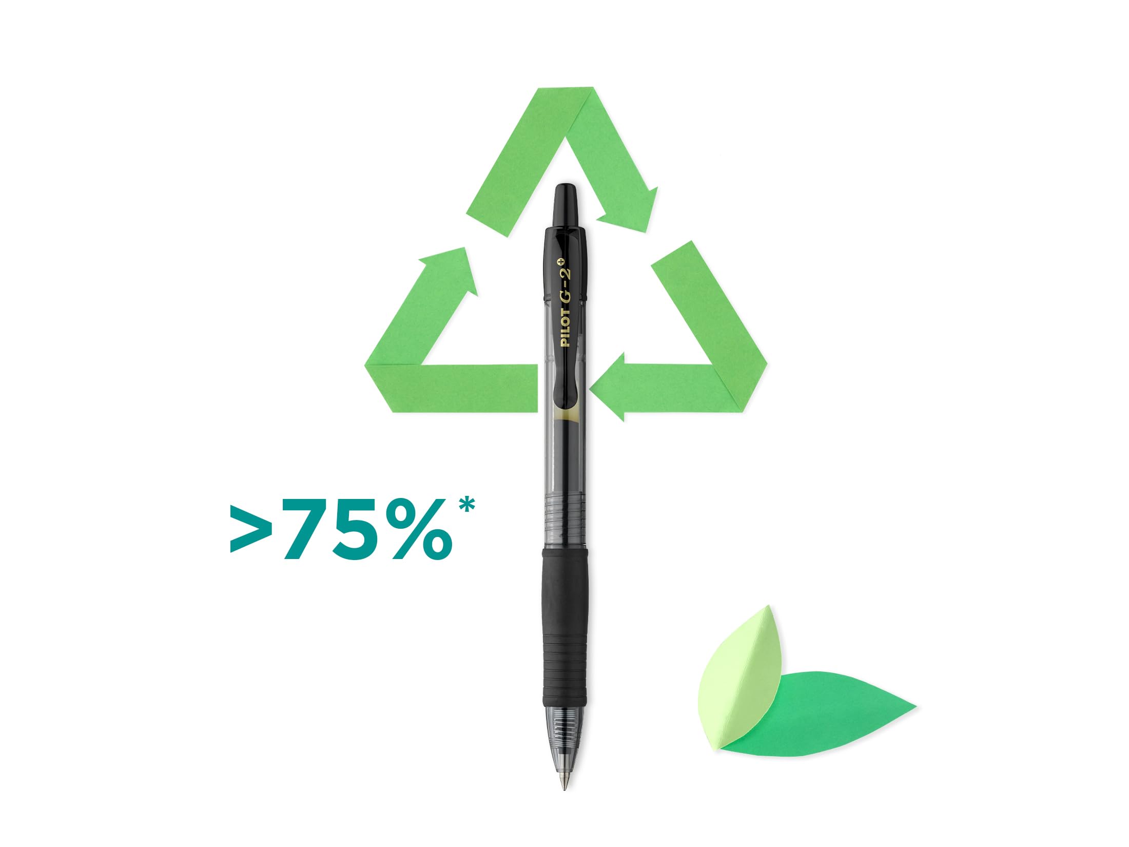 PILOT G2 Retractable Rollerball Pen - 4 Pack | 0.7mm Medium Point | Black Gel Ink 3