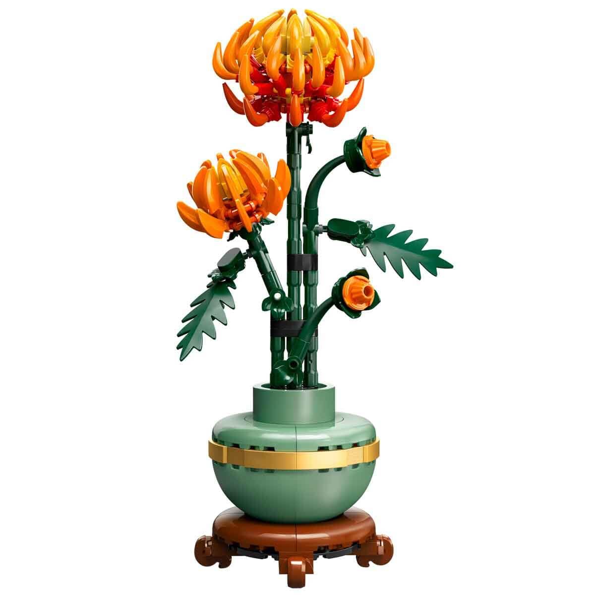LEGO Icons Chrysanthemum Flower Building Set - 278-Piece Creative Kit for Adults 4