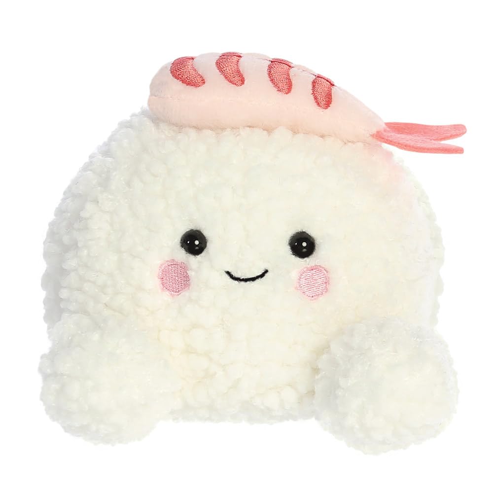 Aurora Ebi Shrimp Sushi Soft Toy - White