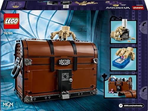 LEGO Wednesday Thing's Apartment - Play & Display Set with Enid Mini Doll 20