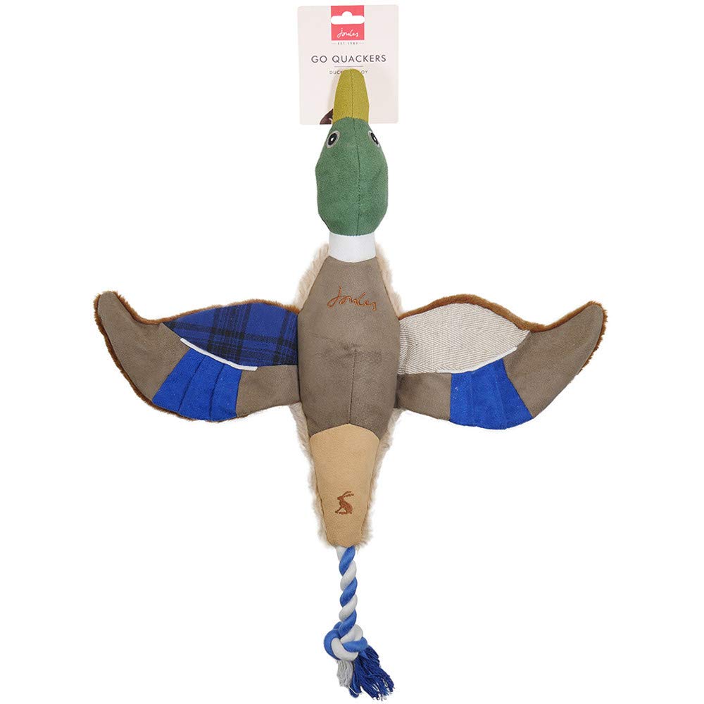 Rosewood x Joules Duck Dog Toy - Soft Plush with Squeaker | Medium to Large Dogs 1