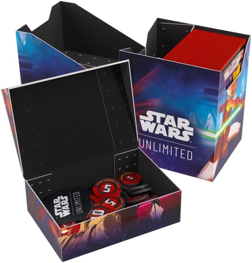 Gamegenic Star Wars Unlimited Soft Crate - Deck Box with Token Storage for Ahsoka Tano & General Grievous 2