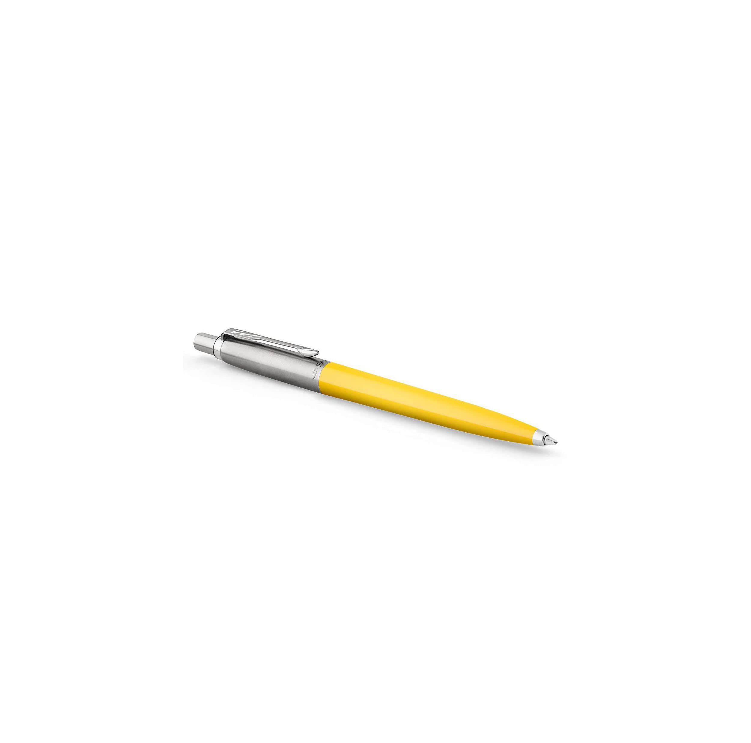 PARKER Jotter Originals Retractable Ballpoint Pen - Classic Yellow Finish | Medium Point | Blue Ink 3