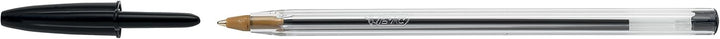 Bic Crystal Ballpoint Pen - Black Medium Point (Boxed 20)