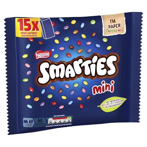 Smarties Mini Cartons Chocolate Variety Pack - 15 Pack, 216g 3