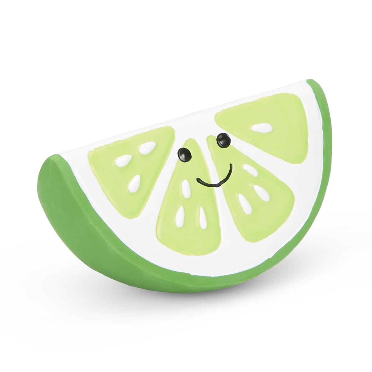 Petface Lime Latex Dog Toy with Squeaker | Durable Fetch Toy for Small Dogs | Natural Rubber 2