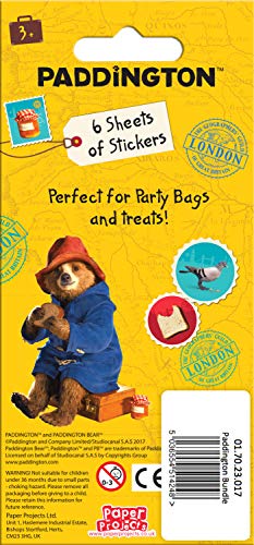 Paper Projects Paddington Movie Party Bag Stickers Bundle (18 Sheets)
