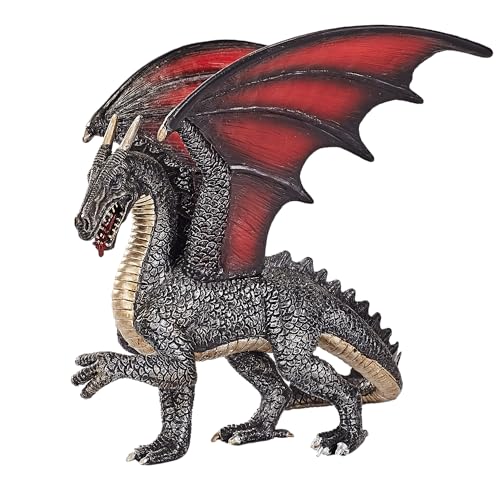 MOJO Fantasy Creatures Collection - Steel Dragon Model Toy Figure (387215)