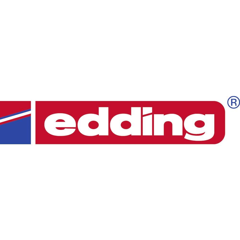 edding 383 Flipchart Marker - Chisel Nib 1-5 mm | Set of 4 Multi-Coloured | Refillable 3