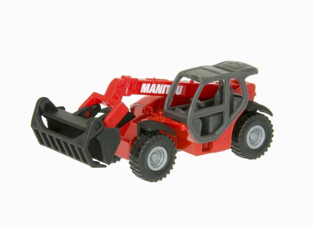 SIKU Manitou MLT840 Telehandler - Movable Loading Arm | Metal/Plastic Construction | Red 1