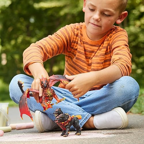 SCHLEICH 42451 Lava Hellhound Eldrador Creatures Action Figure - Fantasy Play for Kids 3+ 16