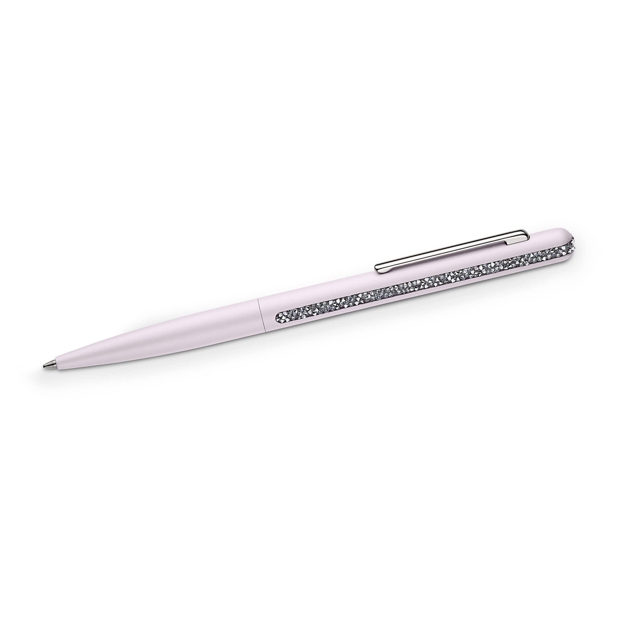 Swarovski Crystal Shimmer Ballpoint Pen - Pink Lacquered Finish | Black Ink | Chrome Plated 1