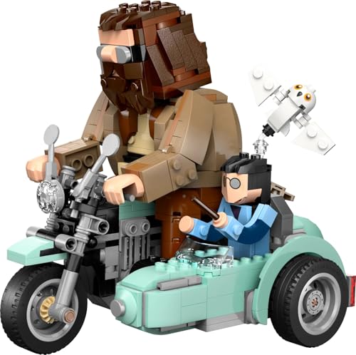 LEGO Harry Potter Hagrid & Harry’s Motorcycle Ride - Buildable Vehicle Playset for Ages 9+ 2