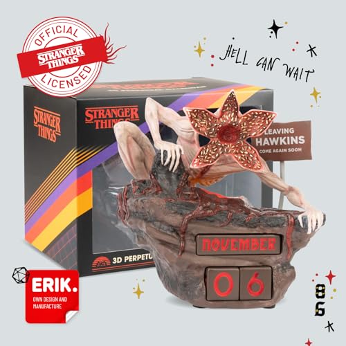 Grupo Erik Stranger Things Demogorgon Perpetual Flip Calendar (CP3D18)