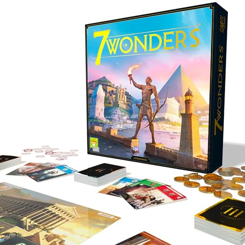 7 Wonders 2nd Edition Board Game - Strategic Civilization Building for Ages 10+ (SV01EN)