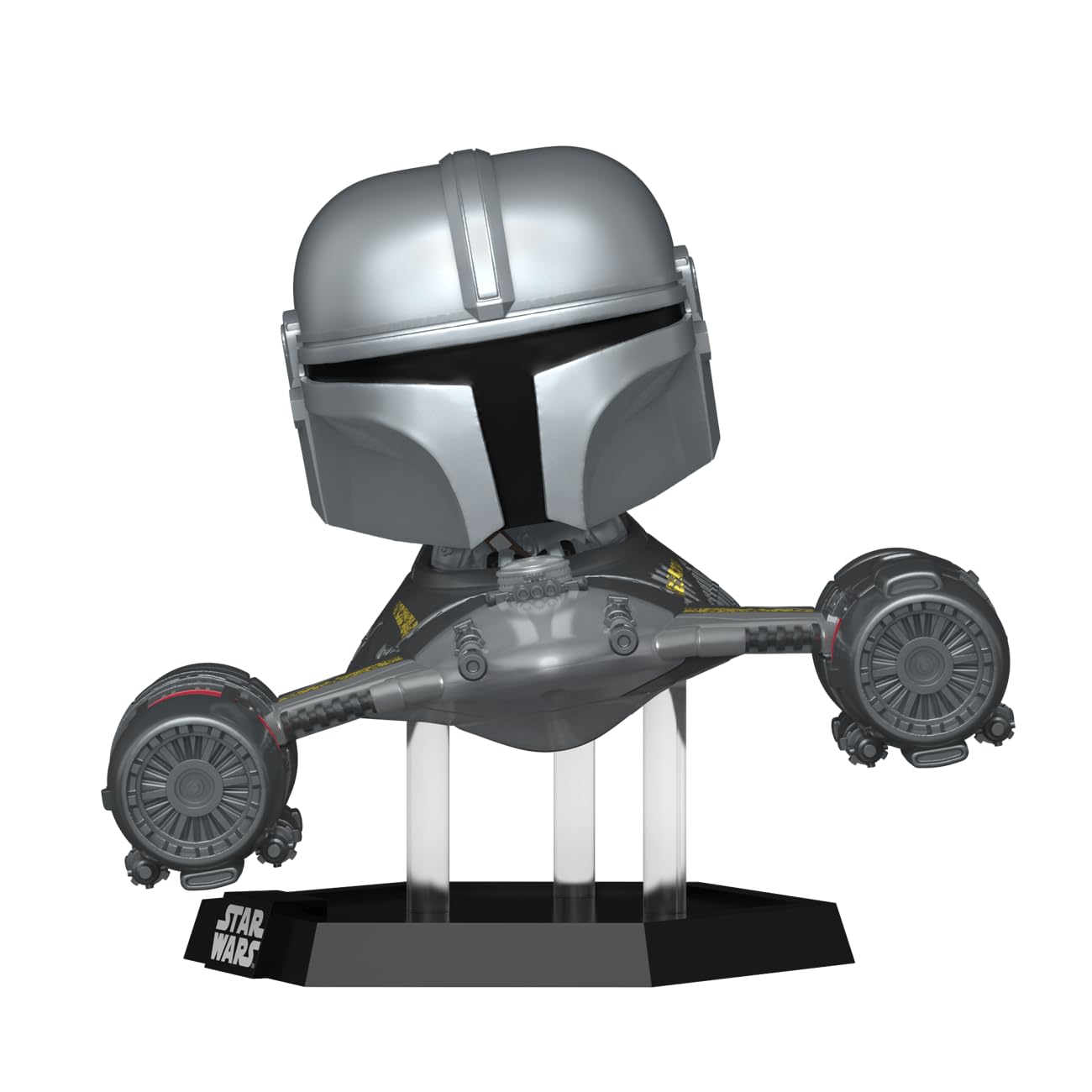 Funko Pop! Rides: Star Wars - The Mandalorian in N-1 Starfighter Vinyl Figure