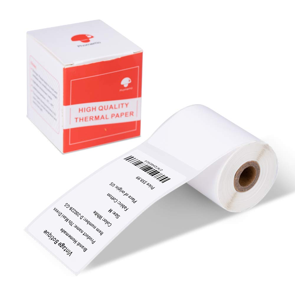 Phomemo Thermal Address Labels - 50x80mm Self-Adhesive | 100 Labels per Roll | Compatible with M110/M120/M220 1