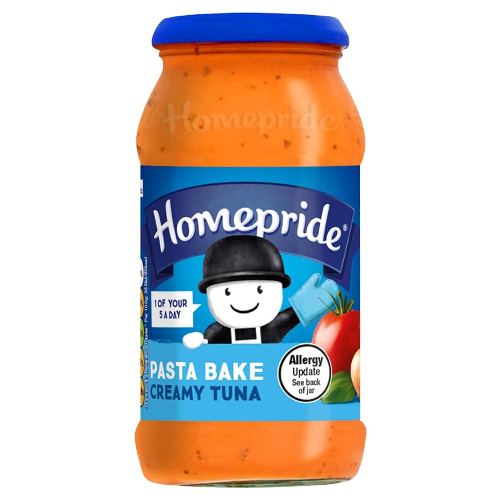 Homepride Creamy Tuna Pasta Bake Sauce - Classic Flavour | 485g Jar 1