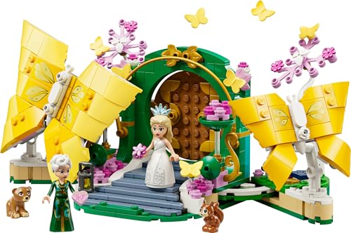 LEGO Wicked Glinda's Wedding Day - Building Toy with 2 Mini Dolls & 2 Posable Butterflies for Ages 8+ 18