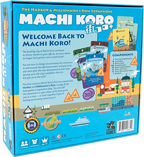 Pandasaurus PAN201905 Machi Koro 5. Jubiläumserweiterungen, gemischte Farben