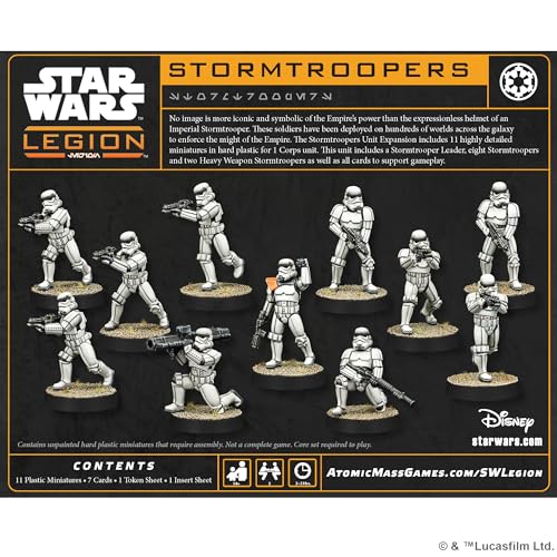 Atomic Mass Games Star Wars Legion: Stormtroopers Miniatures Board Game (SWQ11)