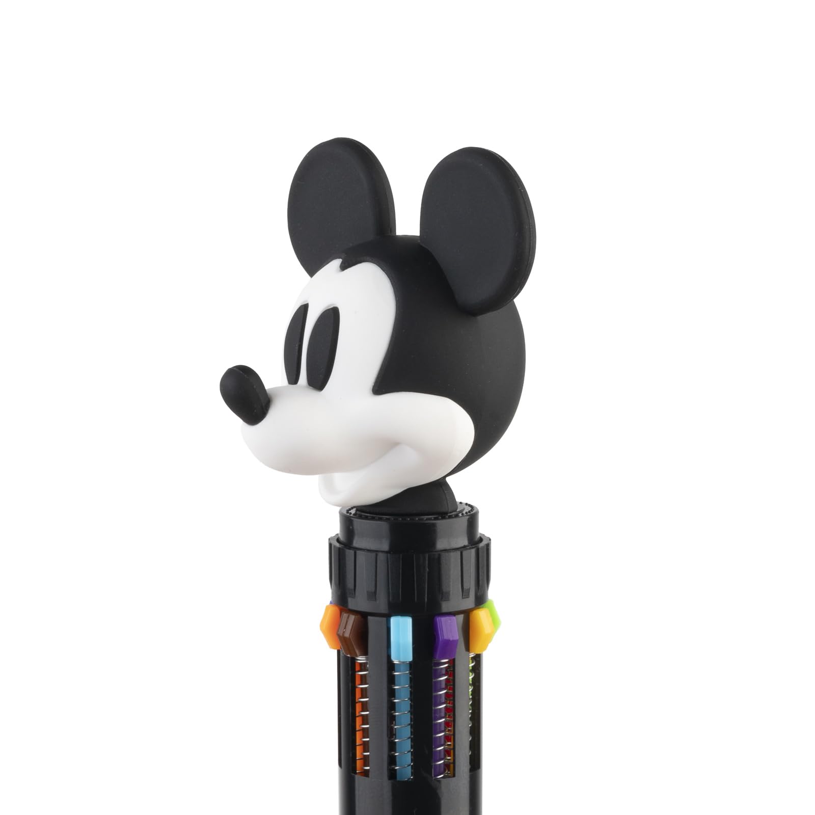Grupo Erik Disney Mickey Mouse 10-in-1 Retractable Ballpoint Pen | 0.5mm Line Size | 10 Ink Colors